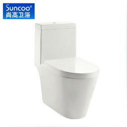 尚高SOL860噴射虹吸式連體馬桶 靜音節(jié)水，北京房天下熱薦潔具
